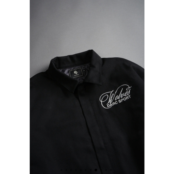 Darc Sport Finite Future Bloodline Moe Embroidered Canvas Full Zip Jacket Medium - Picture 7 of 12